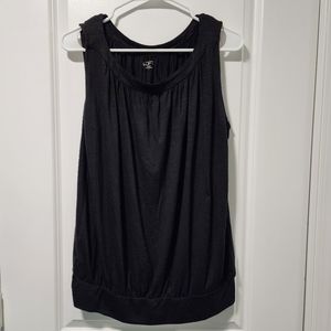 Black Sleeveless Shell Size Large Loft Outlet